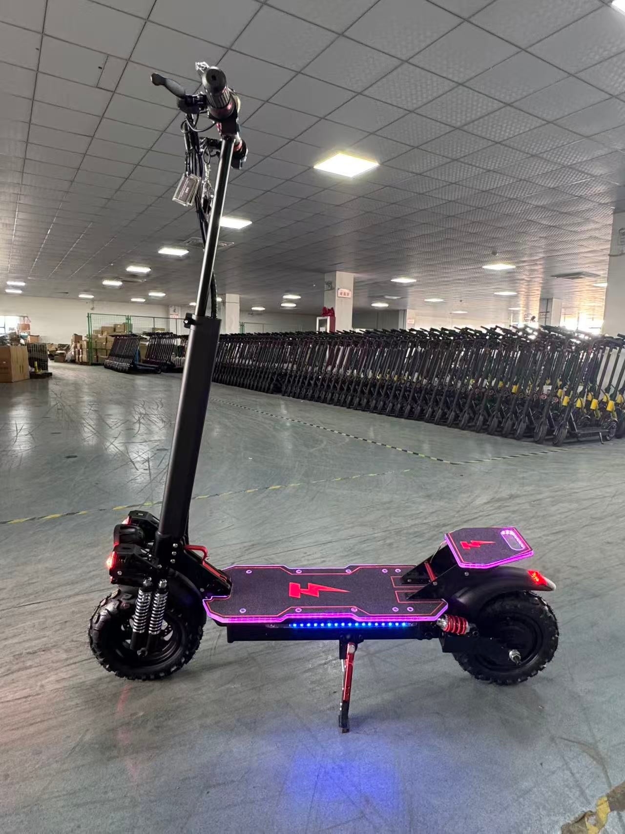 INNOVATIVE 10inch Tire Electric 800watt Motor scooter l (65km/h) LED Display Preview Speed At Any Time, LED Headlight & Tail Light Commuting Electric Scooter for Adults