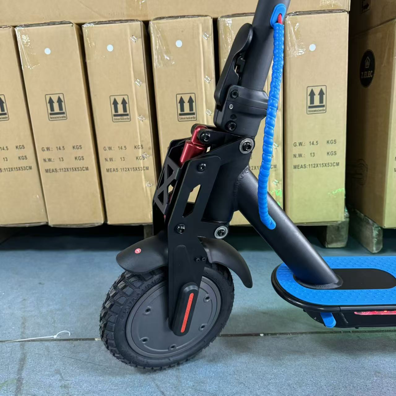 INNOVATIVE 9” inches EV Scooter Upgraded Dual Shock Absorber Brushless Electric Motor 350Watt Motor(18mph/30km/h) LED Display Preview Speed At Any Time, With Seat , Side Step LED Strip - Headlight & Tail Light Commuting Electric Scooter for Adults