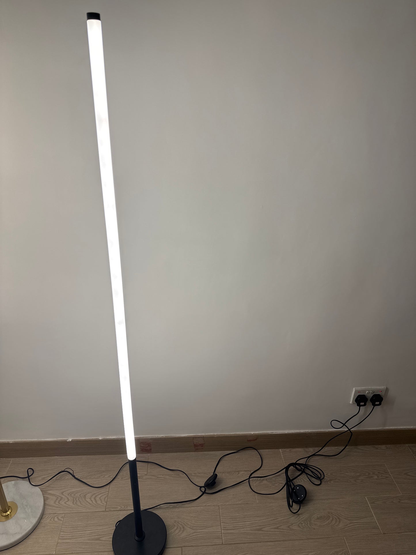 ISP Lightsaber 360 Floor Lamp for Bedroom, Living Room & Gaming Setup- White and Warm Lights (Modern Home Décor)