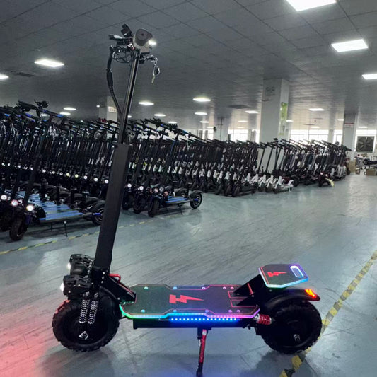 INNOVATIVE 10inch Tire Electric 800watt Motor scooter l (65km/h) LED Display Preview Speed At Any Time, LED Headlight & Tail Light Commuting Electric Scooter for Adults