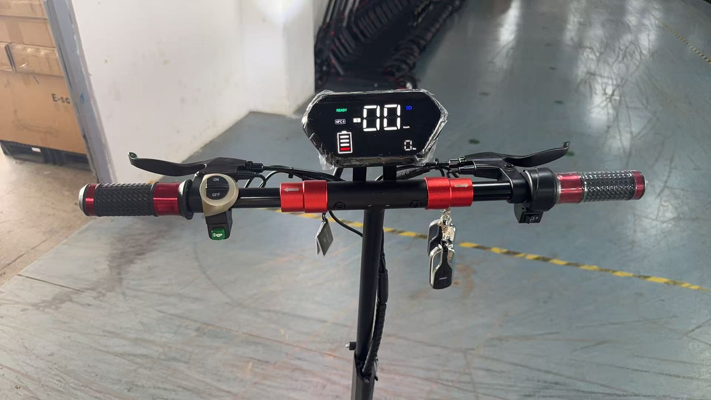 INNOVATIVE 10inch Tire Electric 800watt Motor scooter l (65km/h) LED Display Preview Speed At Any Time, LED Headlight & Tail Light Commuting Electric Scooter for Adults