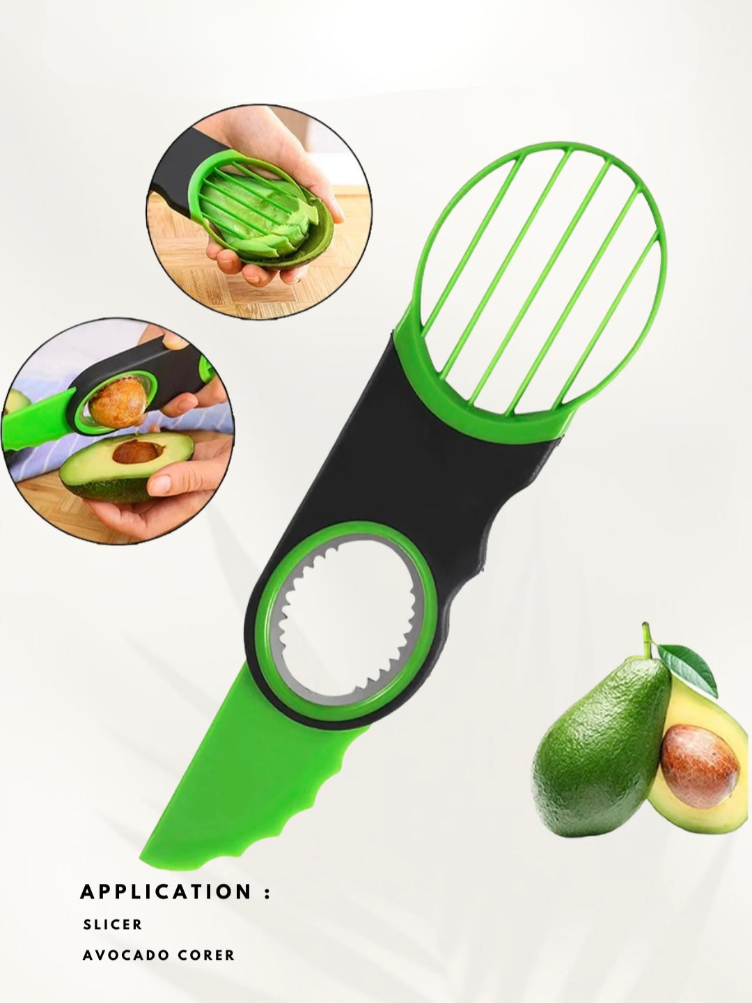 3-in-1 avocado fruit slicer