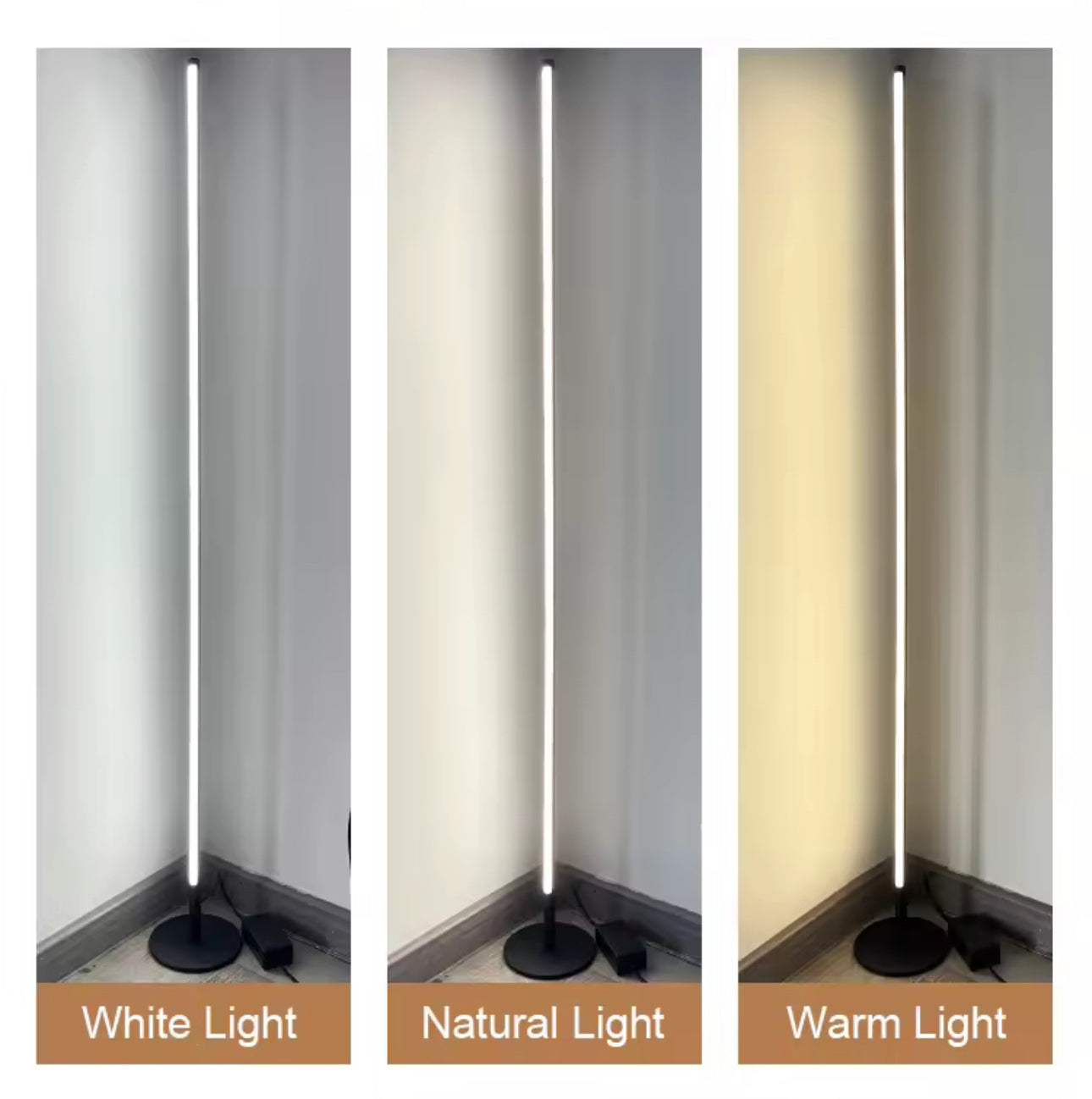 ISP Lightsaber 360 Floor Lamp for Bedroom, Living Room & Gaming Setup- White and Warm Lights (Modern Home Décor)