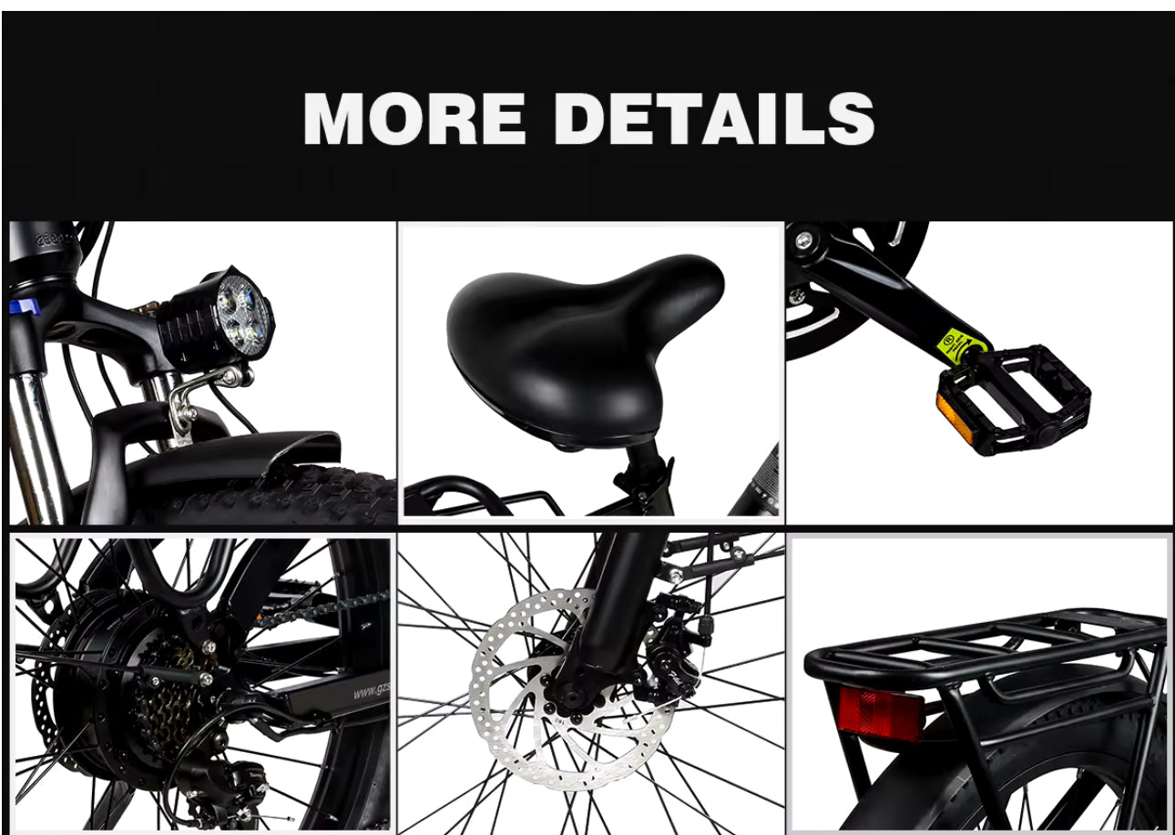 26" All Terrain Full Suspension Ebike, 45KM/H  or 28MPH 60Miles Range 750W Peak, Aluminium Alloy Frame, LCD Screen with Fast Motor, Electric Mountain Bike, SMN 7-Speed with Hydraulic Disc Brake Pedal Assist Electric Bike for Adults Men and Women - Black