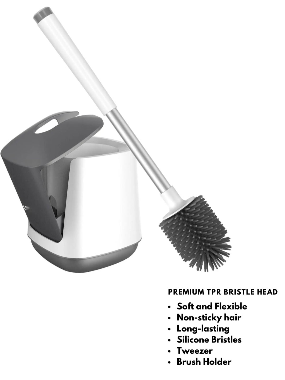 Premium silicone Bristle Toilet brush