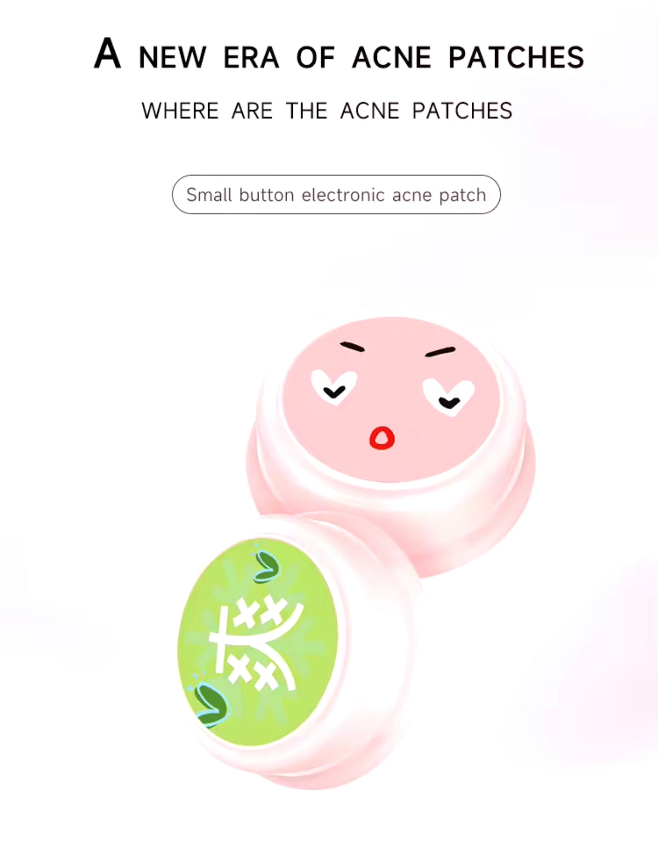 INNOVATIVE Small Button Electronic Acne Hydrocolloid Patch- 4 pieces