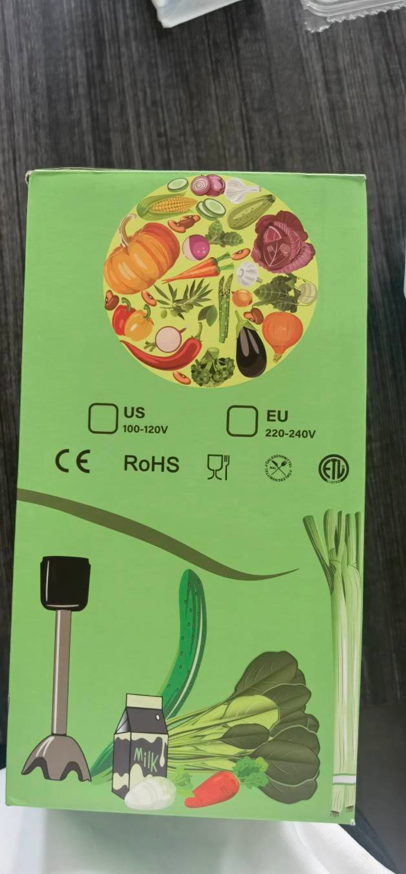 ISP 6-IN-1 Hand Blender, Immersion Smart Stick, Variable Speeds,Titanium Plated Blade, 1000W Mixing Beaker BPA-Free