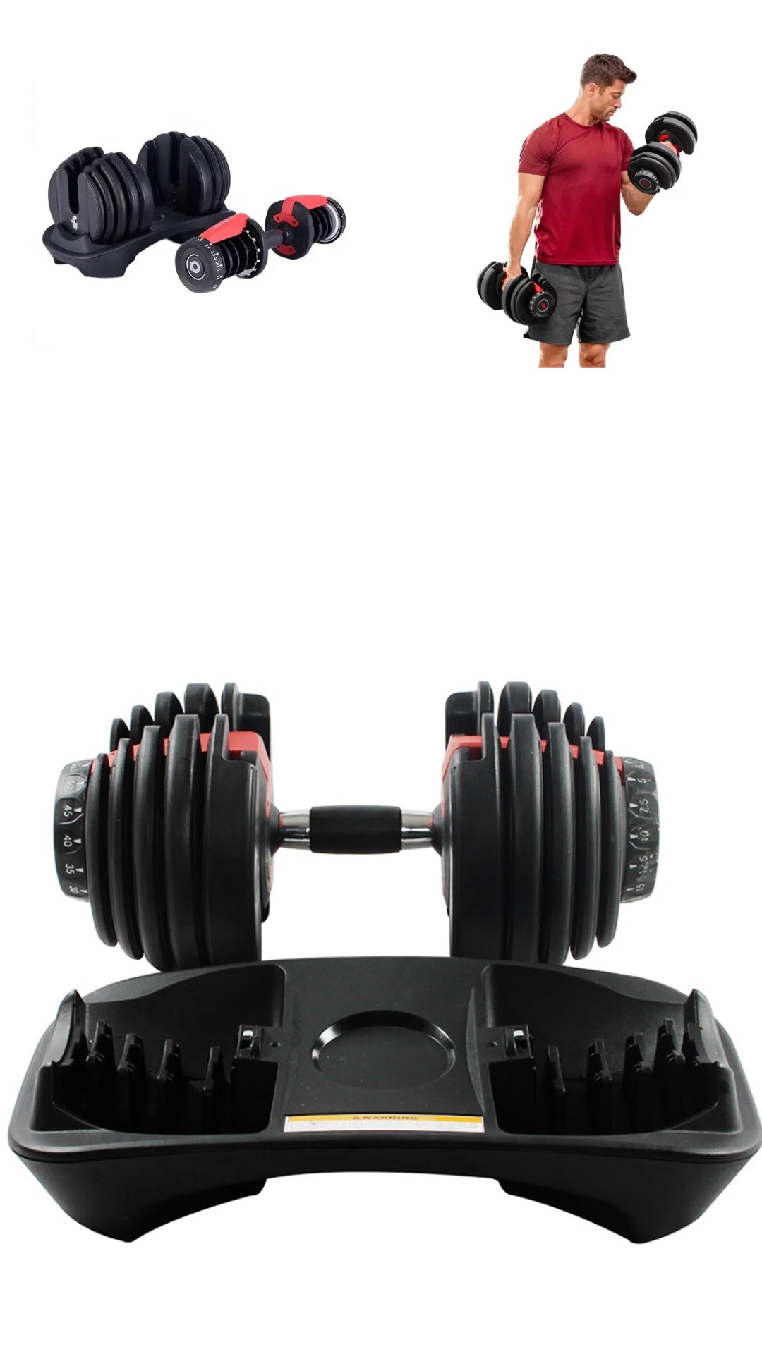 ISP Dialtech Adjustable Dumbbells Pair ( 20-40kg )