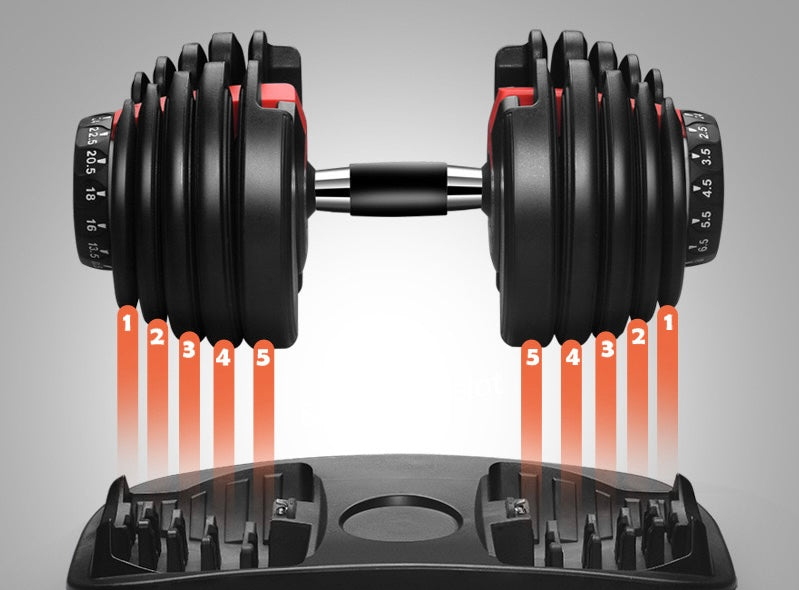 ISP Dialtech Adjustable Dumbbells Pair ( 20-40kg )