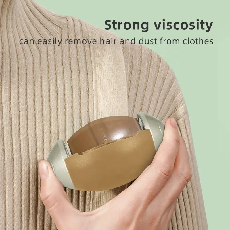 Portable Reusable Lint Roller Ball, Durable Washable Lint Rollers for Pet Hair Extra Sticky, Portable Lint Remover Ideal for Clothes, Bag, Travel Lint Roller Perfect for Dog & Cat Fuzz, Carpets (2pieces)