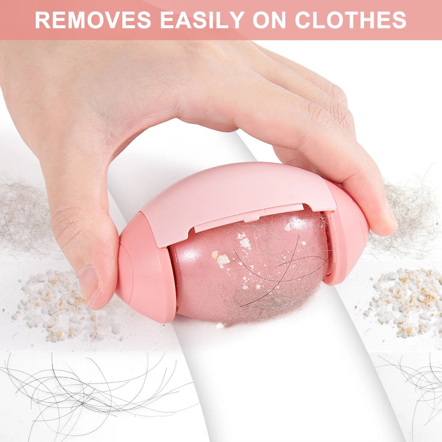 Portable Reusable Lint Roller Ball, Durable Washable Lint Rollers for Pet Hair Extra Sticky, Portable Lint Remover Ideal for Clothes, Bag, Travel Lint Roller Perfect for Dog & Cat Fuzz, Carpets (2pieces)