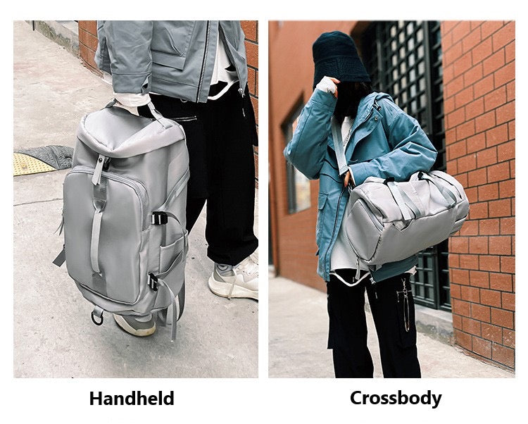 65L large capacity light weight multipurpose bag with ergonomics support & shoe compartment