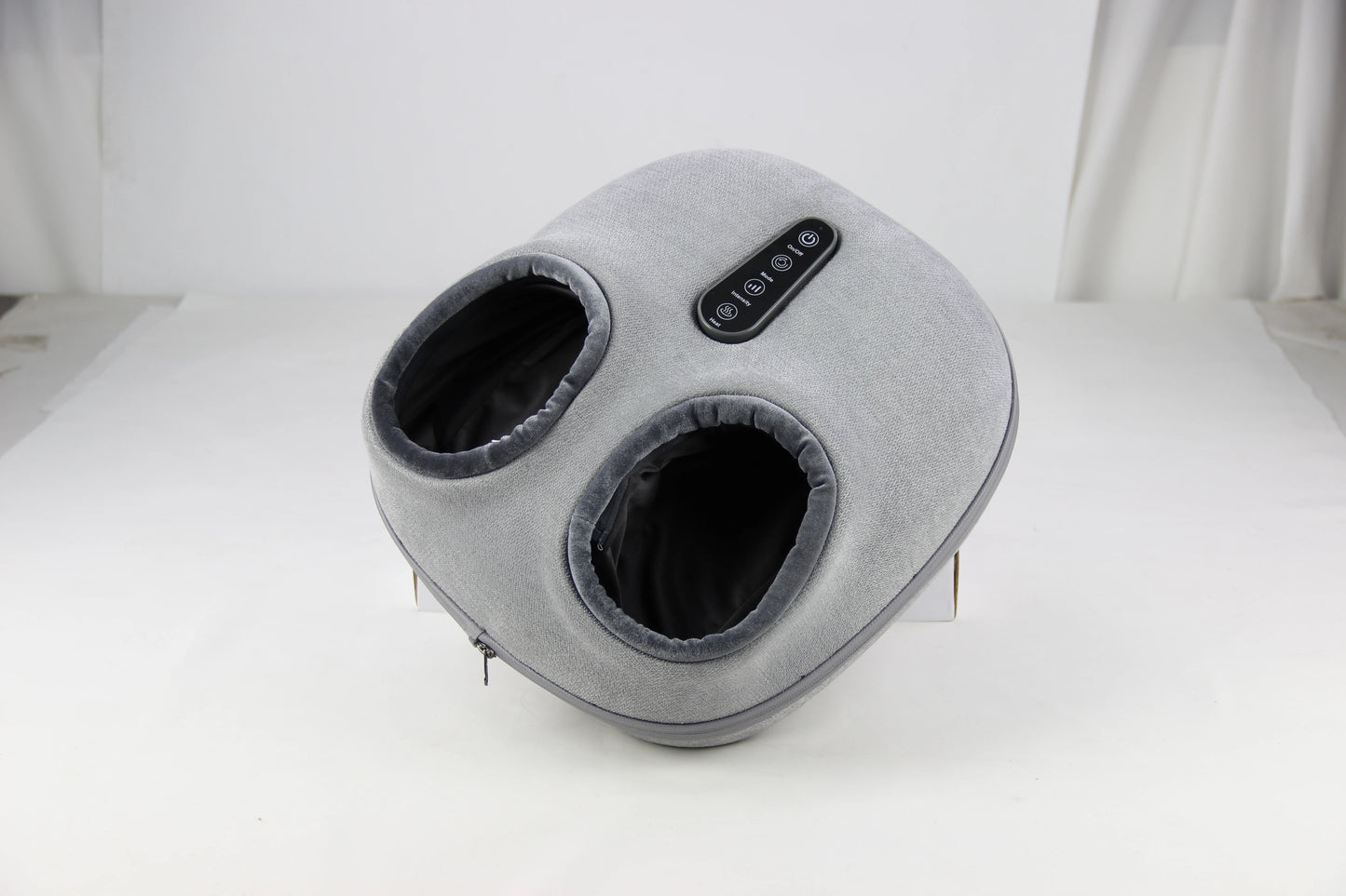 INNOVATIVE 2-in-1 Remote Control Shiatsu Electric Foot and Back Massaging Cushion with Heat, Kneading, Vibration & Machine Ball Roller for back, ankle, foot