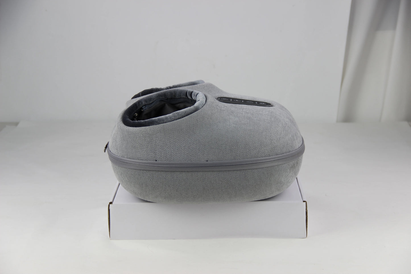 INNOVATIVE 2-in-1 Remote Control Shiatsu Electric Foot and Back Massaging Cushion with Heat, Kneading, Vibration & Machine Ball Roller for back, ankle, foot