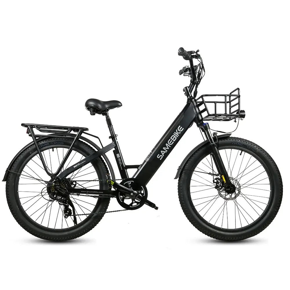 26" All Terrain Full Suspension Ebike, 45KM/H  or 28MPH 60Miles Range 750W Peak, Aluminium Alloy Frame, LCD Screen with Fast Motor, Electric Mountain Bike, SMN 7-Speed with Hydraulic Disc Brake Pedal Assist Electric Bike for Adults Men and Women - Black