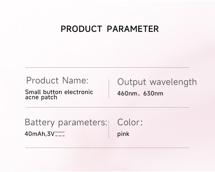 INNOVATIVE Small Button Electronic Acne Hydrocolloid Patch- 4 pieces