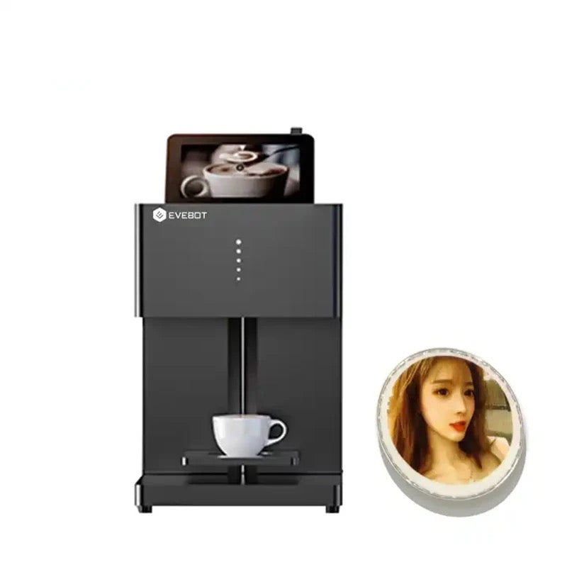 Beverage Surface Image Printing Machine Colorful Coffee Printer & Food Printer
Picture, Selfie, Text Printer Every machine comes with one edible ink cartridge)