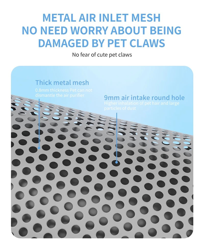 ISP 3-in-1 Air Purifier for Allegries, Home , Room & Office , 200 sqft², H13 True HEPA Air Filter Cleaner, Odor Eliminator, Remove Smoke Dust Pollen Pet Dander, Night Light