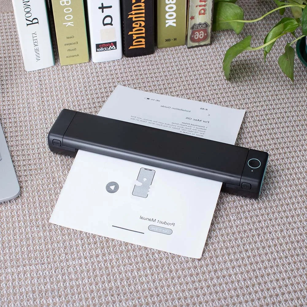 Portable Printer Wireless for Travel, Bluetooth Thermal Printer Support 8.5" X 11" US Letter &Legal, A4 & A5 Thermal Paper, Inkless Printer Compatible with iOS, Android & Laptop for Office, Car & Home (2000 Mah)