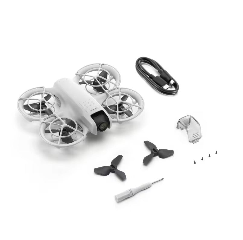 DJI Neo Two-Battery Combo, Mini Drone with 4K UHD Camera for Adults, 135g Follow Me Drone with Palm Takeoff, AI Subject Tracking, QuickShots, Stabilized Video, Propeller Guard