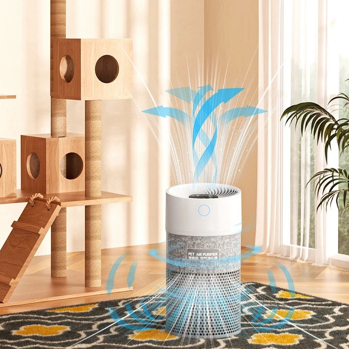 ISP 3-in-1 Air Purifier for Allegries, Home , Room & Office , 200 sqft², H13 True HEPA Air Filter Cleaner, Odor Eliminator, Remove Smoke Dust Pollen Pet Dander, Night Light