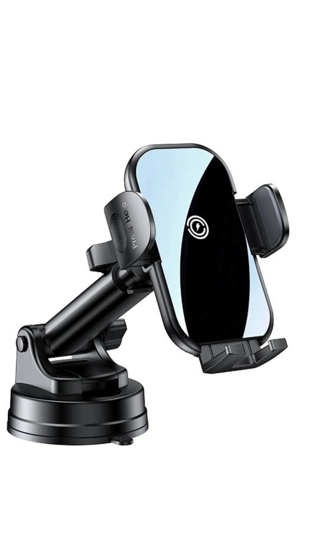 ISP Wireless Car Charger, 15W Qi Fast Aut Clamping Car Charger Phone Mount Windshield Vent Phone Holder for iPhone 14 13 12 Mini Pi 11 Xs, Samsung Galaxy S22+ S21 S10+ Note 2
