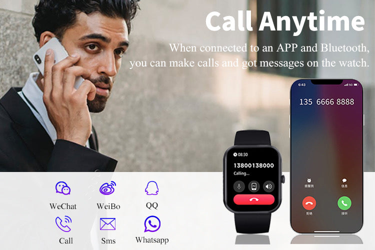 2024 ISP Smart Watch 50mm,          1.85” inchTouch Screen Aluminium Smartwatch for Android and IOS phones Fitness tracker with Heart Rate , Blood Oxygen / Sleep Monitoring, GPS, Bluetooth , NFC IP68 Waterproof watch for men and women