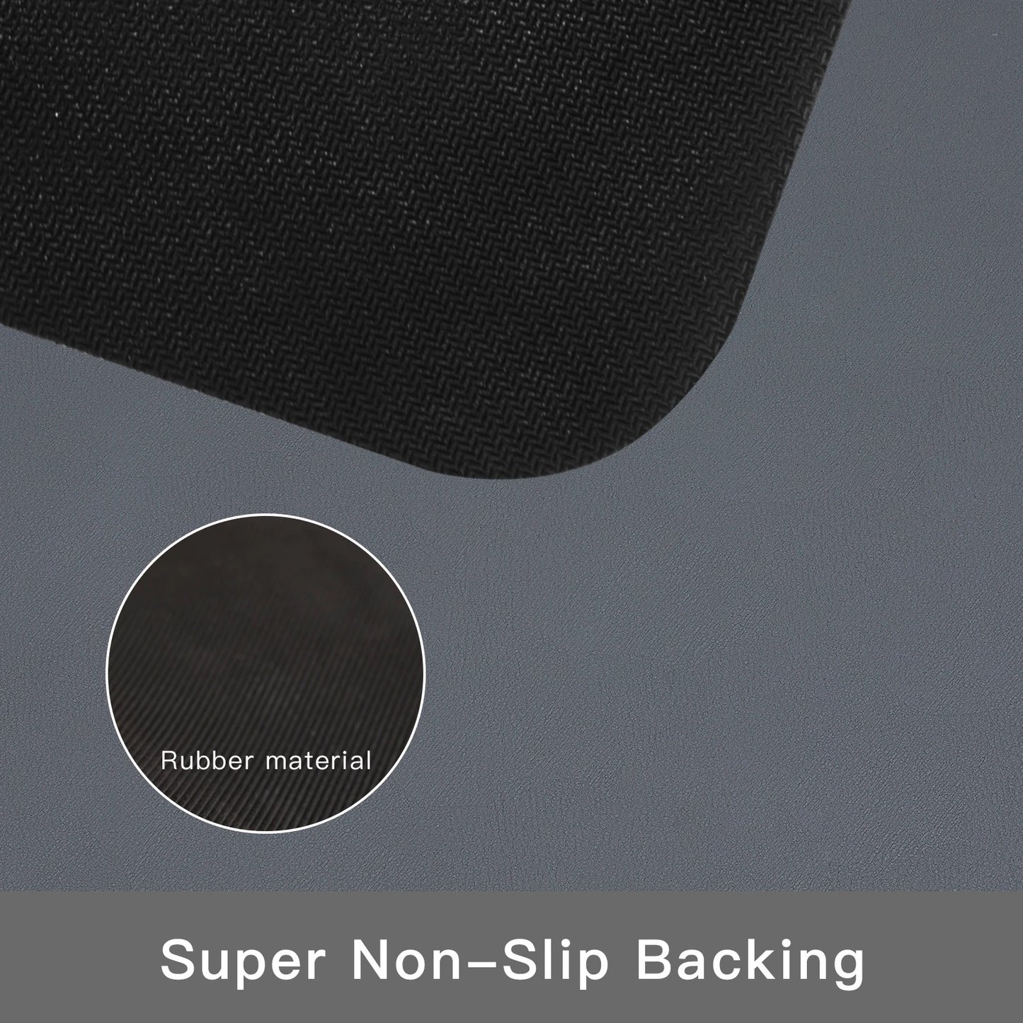 ISP New Technology Leather Absorbent Bath mat, Leather diatomite Quick Drying Bath mat, Gray Thin Bath mat, Suitable for Bathroom, Kitchen and Toilet. Mat Rug-Rubber Non Slip Quick Dry Super Absorbent 15.7” * 47.2”