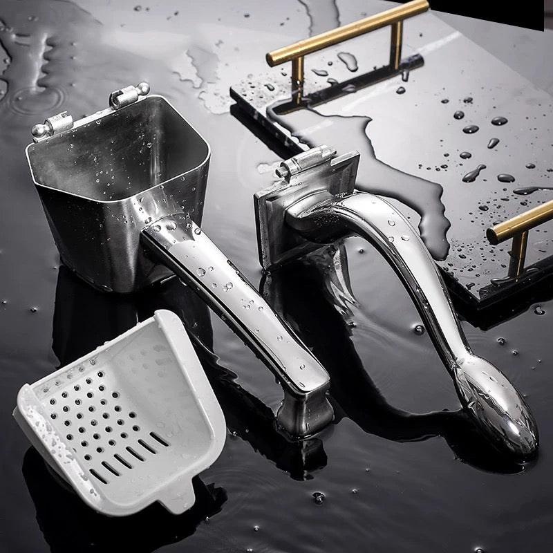 ISP Stainless Steel Squeezer Hand Press, Juice Squeezer Hand Juicer, Orange, Lime , Lemon , Citrus Squeezer Heavy Duty Manual Juicer, Pomegranate (2 Year Warranty)- 550mL