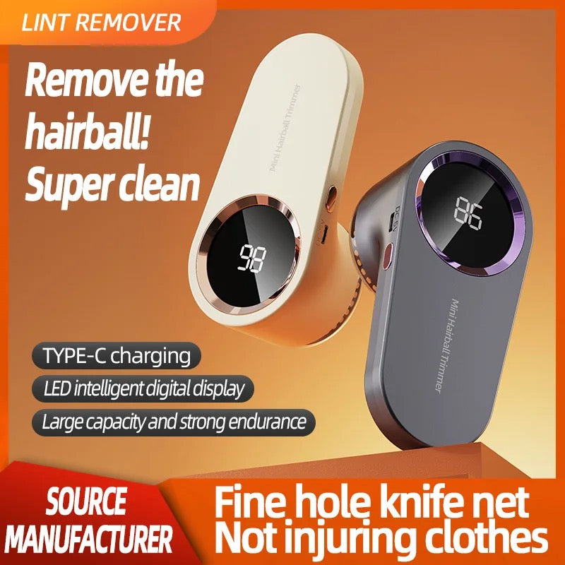 INNOVATIVE Fabric Shaver and Lint Remover Rechargeable Portable Fabric Shaver, Pillow, Sweaters, Furniture with 2 Extra Replacement 6 leaf Blades