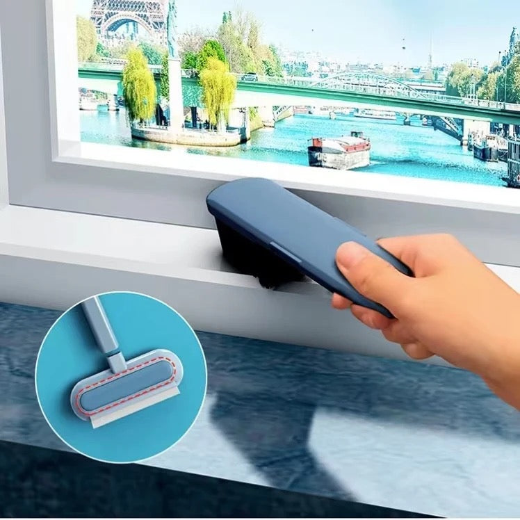 INNOVATIVE 2-in-1 Pet Hair & Window Remover for Couch(Push Forward Pull Back Combination Use, Excellent Effect)Dog Cat Hair Remover For Couch Bedsheets , Windows, Clothes Blankets and Other Furniture