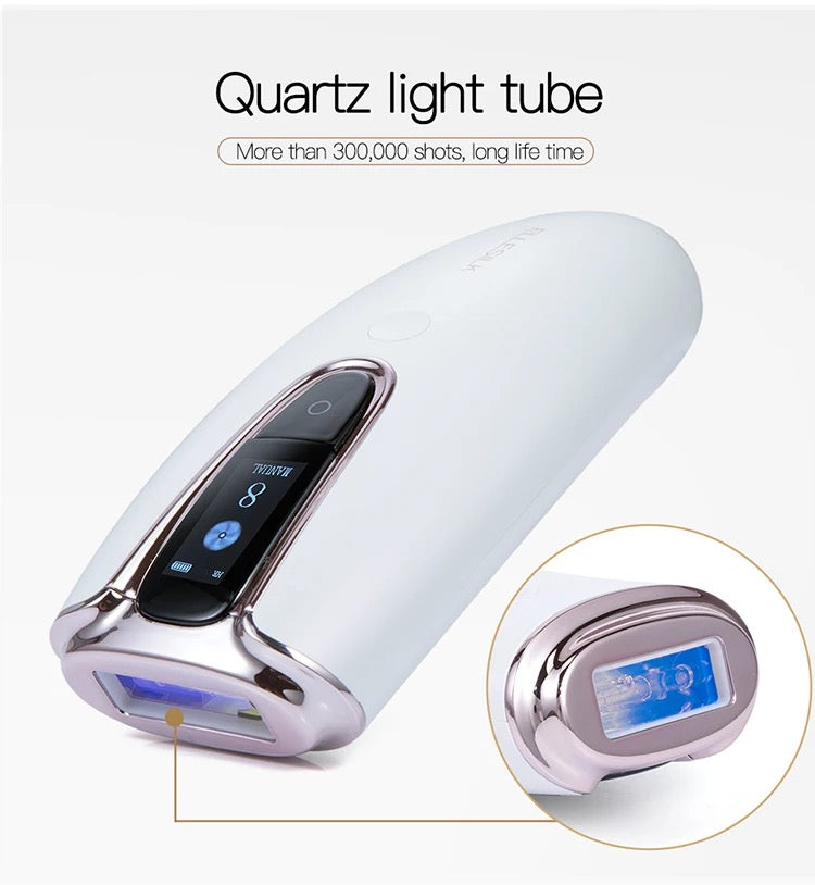 INNOVATIVE Long-lasting Laser Hair Removal Device for Women & Men, Skin i·Expert, at Home Hair Removal, , 2in1 IPL Laser Hair Removal & Skin Rejuvenation Handset with Goggles & Shaving stick for Clinical Results in 10 Weeks