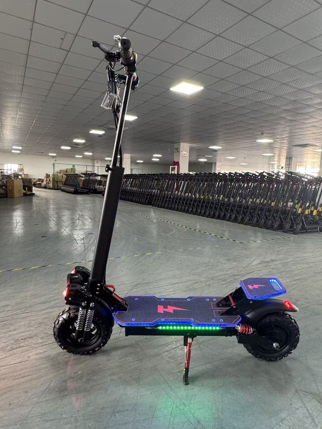 INNOVATIVE 10inch Tire Electric 800watt Motor scooter l (65km/h) LED Display Preview Speed At Any Time, LED Headlight & Tail Light Commuting Electric Scooter for Adults