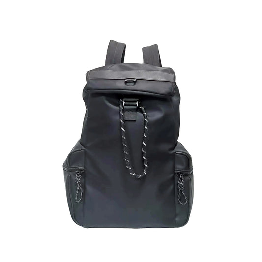 ISP Premium Waterproof Travel Backpack Bag with Ergonomics Back Support and USB Port - Black