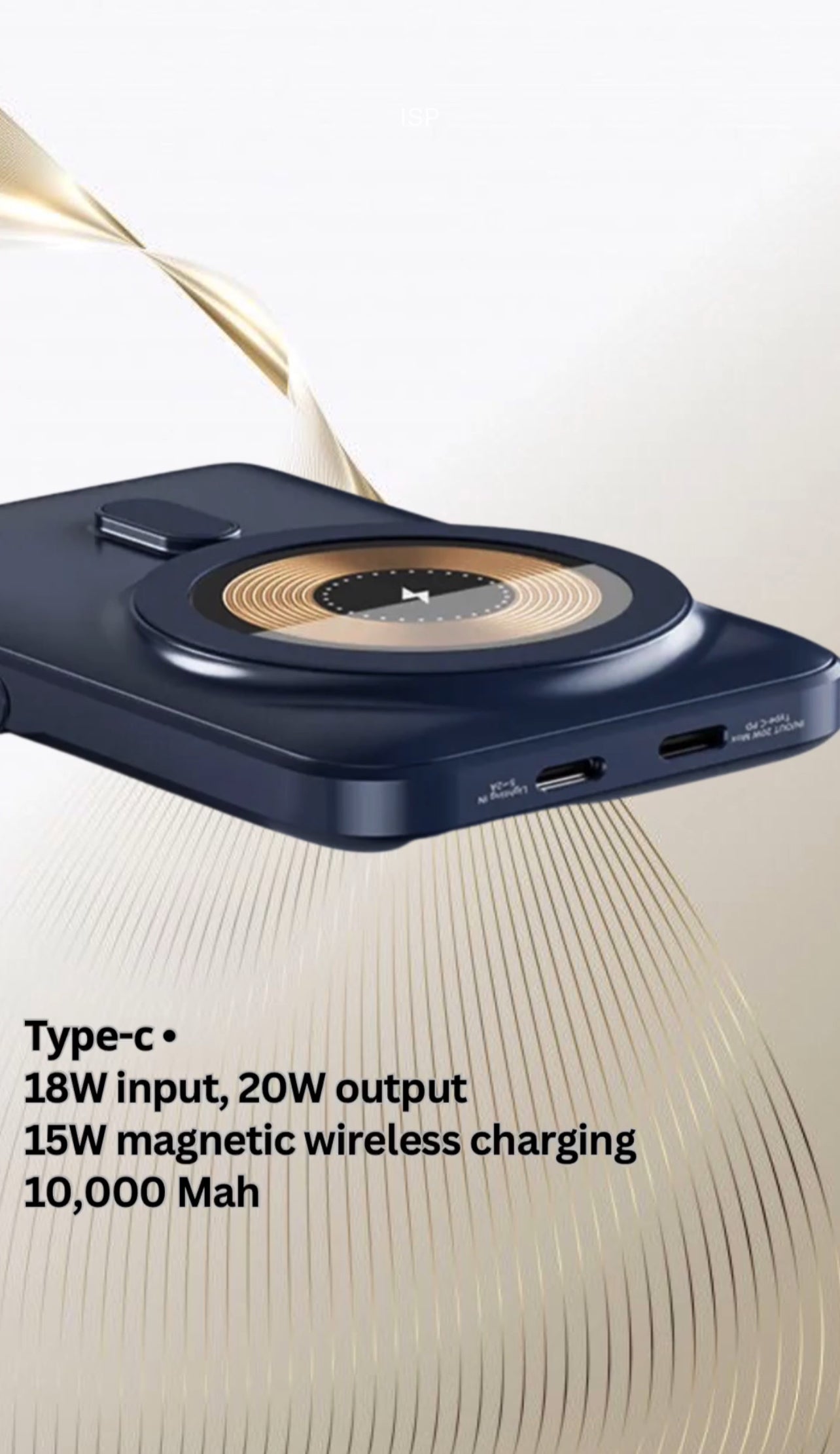 INNOVATIVE Magnetic Power Bank LED 15Watt 10000mAh,2-in-1 for Magsafe ...