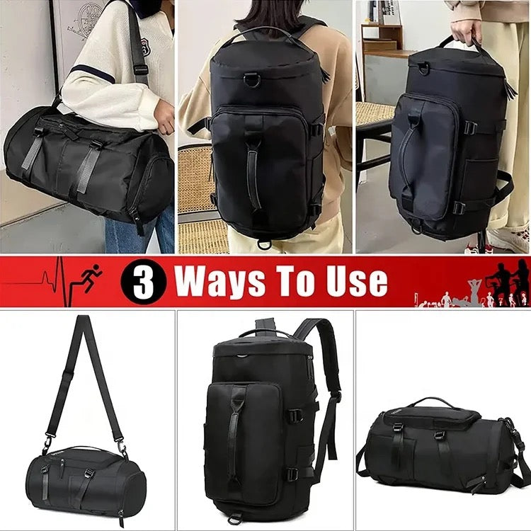 65L large capacity light weight multipurpose bag with ergonomics support & shoe compartment