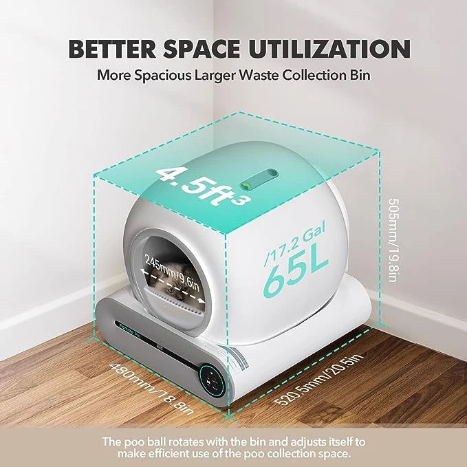 Automatic Self Cleaning Cat Litter  Odor Purifier