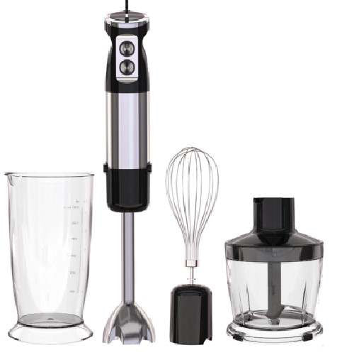 ISP 6-IN-1  Hand Blender, Immersion Smart Stick, Variable Speeds,Titanium Plated Blade, 1000W Mixing Beaker BPA-Free