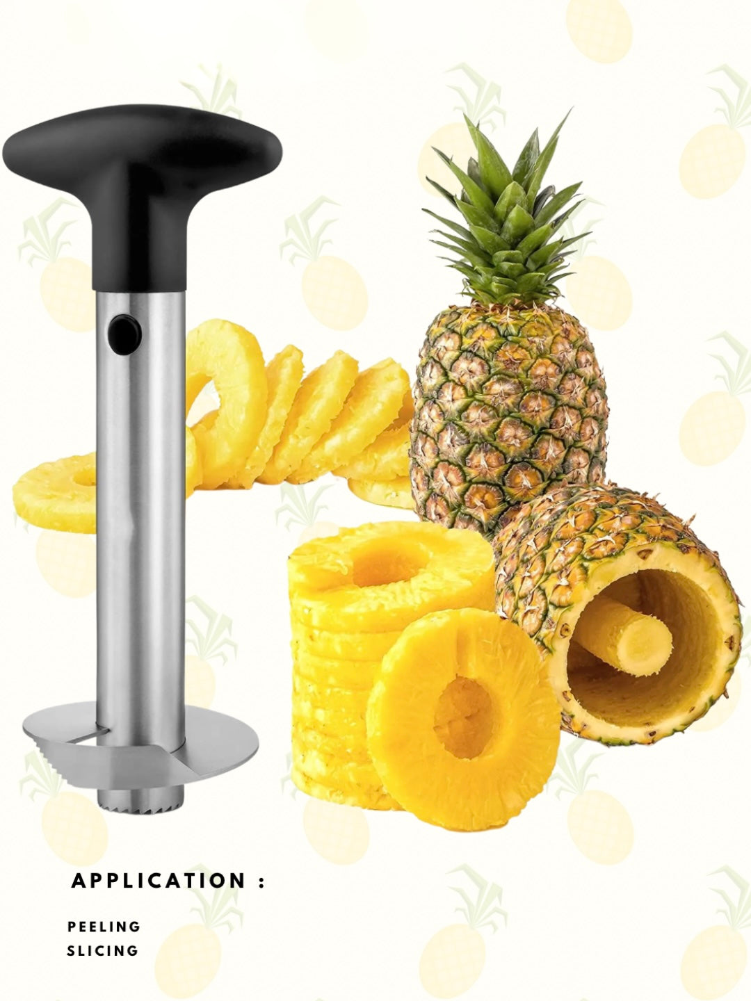 Pineapple Peeler Stainless Steel