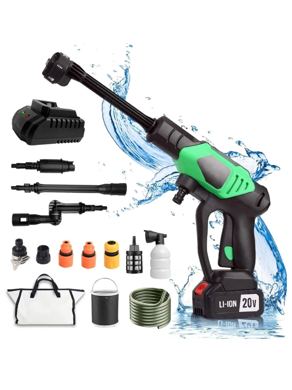 6-in-1 cordless power washer 