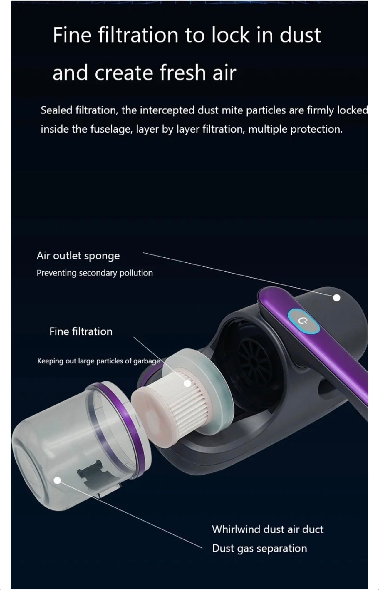 Cordless UV-C Dust Mite Remover by ISP