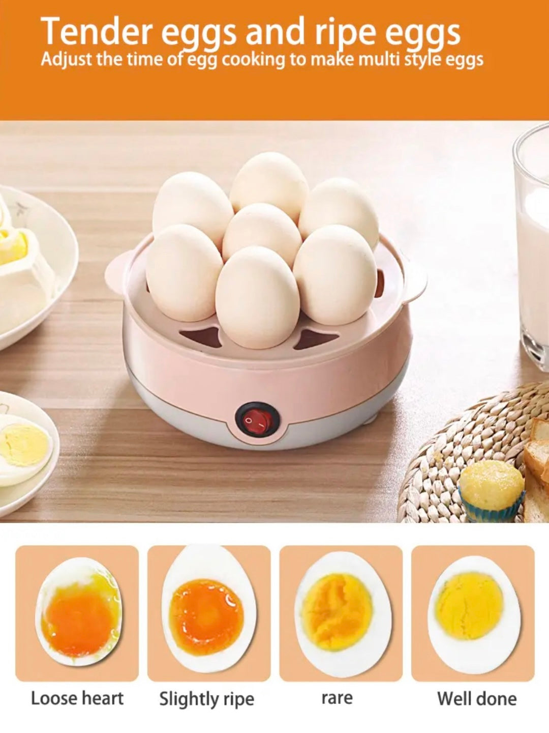 2 layer egg boiler & vegetable steamer 