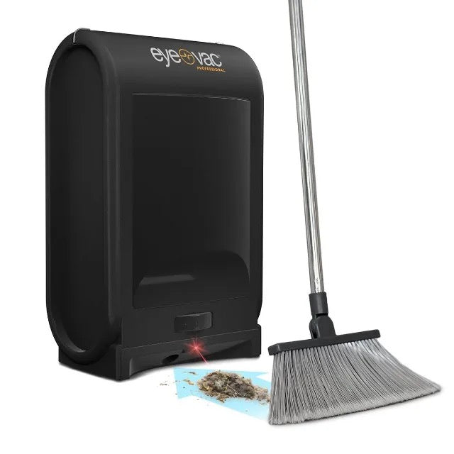 Automatic Upgraded Dustpan Vacuum with Touchless Operation - Ideal for Cleaning Up Pet Hair, Food Crumbs, and Dirt in the Kitchen - High-Speed & Powerful, Corded Canister Vacuum, Bagless Design, Equipped with Automatic Sensors, 1400 Watts (Black)