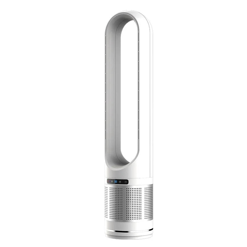 82cm/32inch Heater + Cool Air Hepa Purification  bladeless tower  fan cool 40w heat 1400w (Silver)