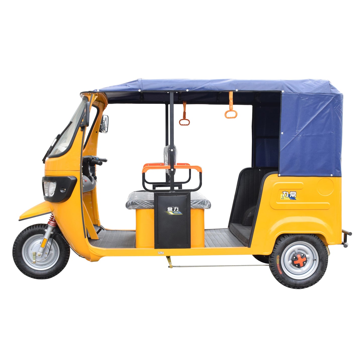 ISP Tuk Tuk Adult Electric Bicycle，Electric Rickshaw Passenger Tricycle Taxi Moto 3 Wheel Tuk Tuk Taxi, Safe and Convenient (White 4 Seats VRLA60V102AH120km) 2000watts