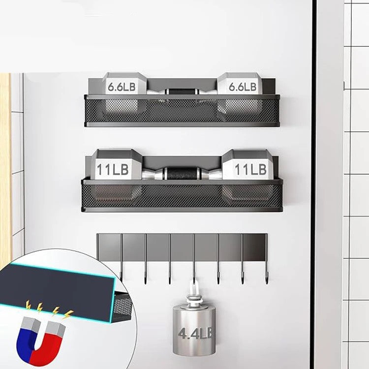 5-in-1 magnetic Kitchen moveable fridge shelf rack organiser