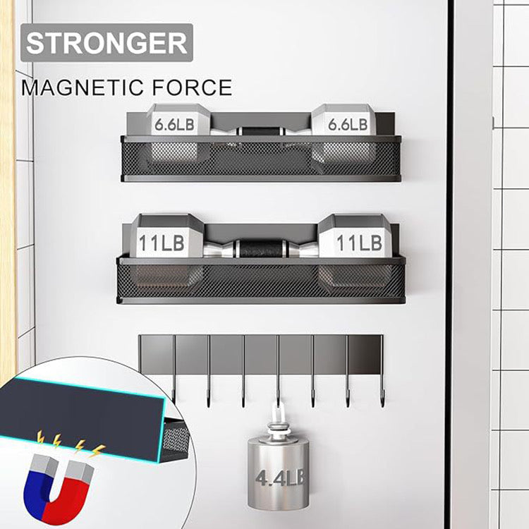 5-in-1 magnetic Kitchen moveable fridge shelf rack organiser