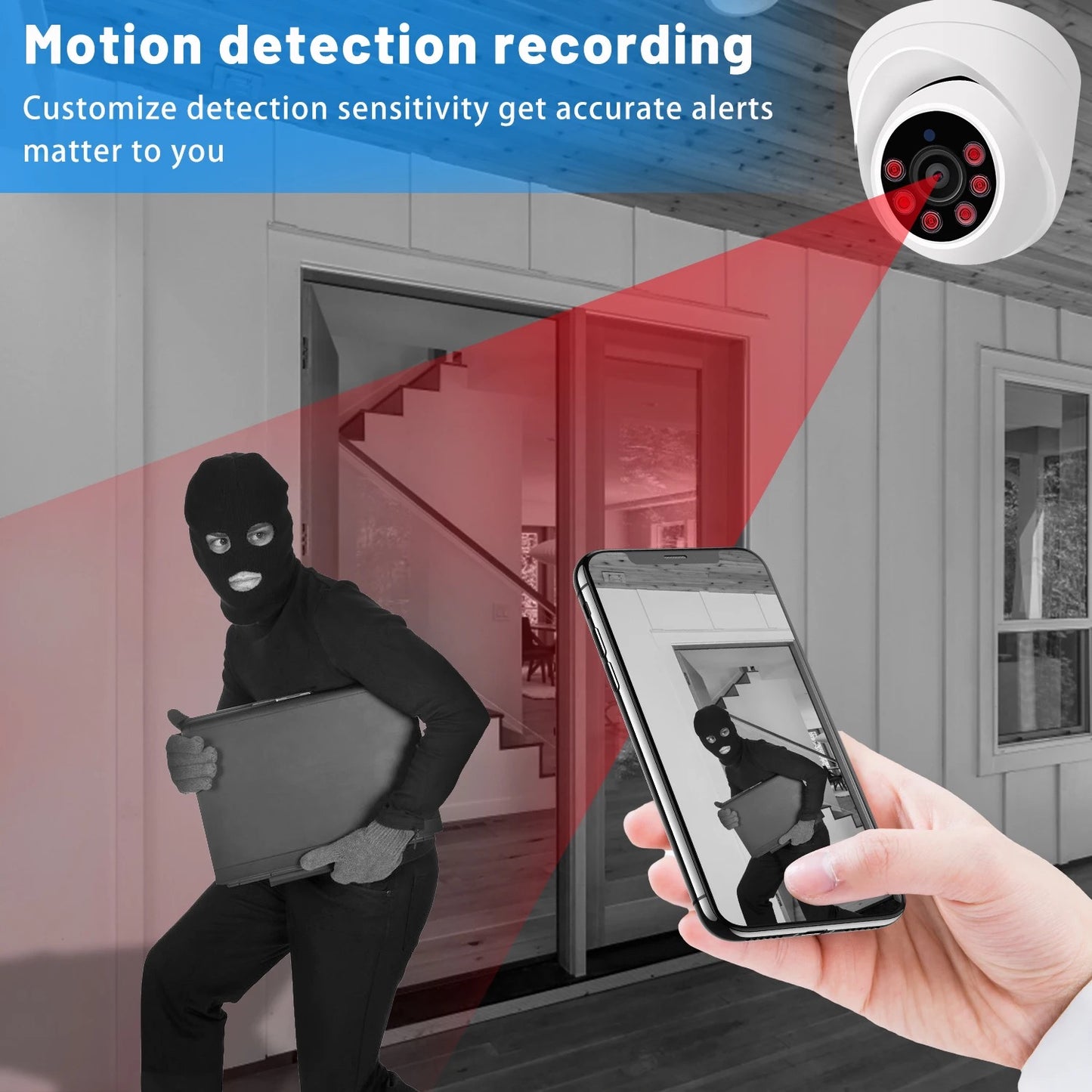 4pcs Dual Lens - 4k 2MP 5MP 8MP Night Vision Home Outdoor Security DVR Analog AHD Camera Surveillance CCTV System Kit