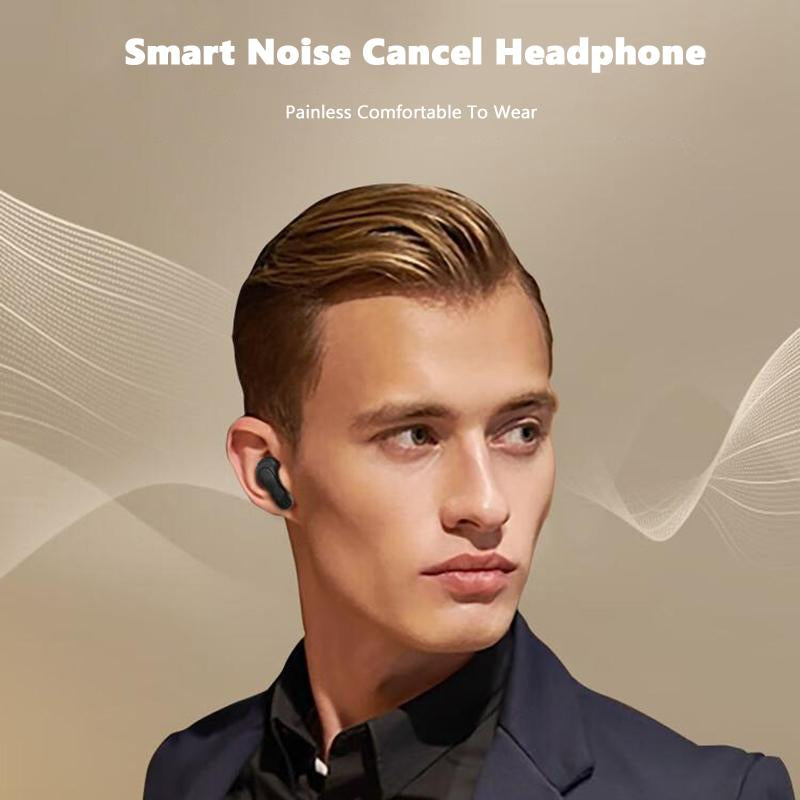 INNOVATIVE V8 by ISP Adaptive Active Noise Cancelling Wireless Earbuds, Reduce Noise by Up To 98%, Ultra Long 32H Playtime, Hi-Res Sound, Comfortable fit, LED Smart Touch Screen, 6 microphones for calls, IPX5, ENC,Compatible for All Devices