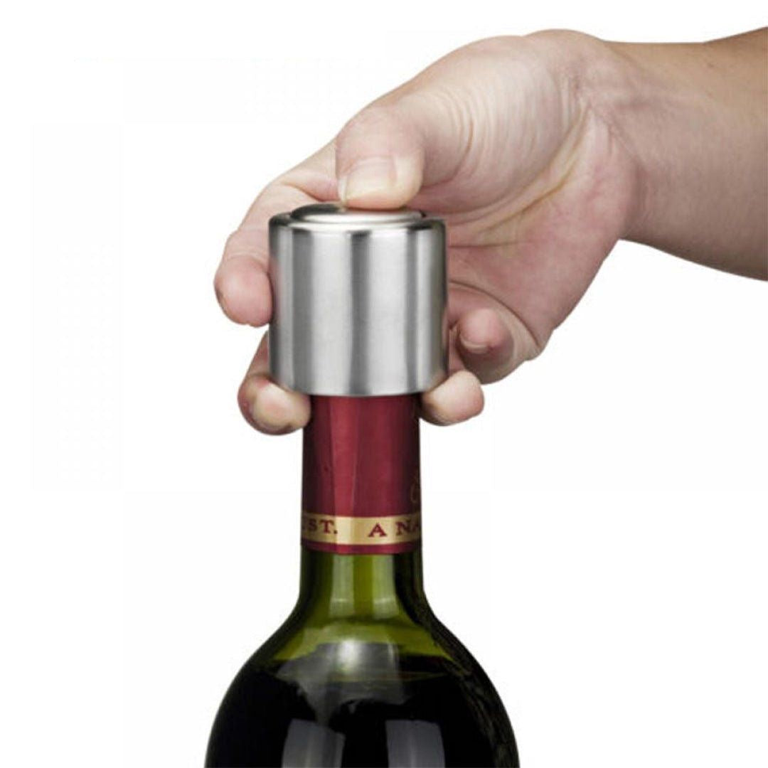 INNOVATIVE Wine Bottle Stopper, Reusable Wine Stoppers, Vacuum Wine Preserver with Time Scale Record, Wine Savers Vacuum Pump Corks Keep Wine Really Fresh, Best Gift Accessories.